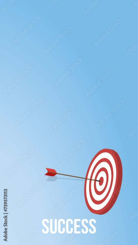Target and arrow. Success concept.
Target and arrow. Success concept.