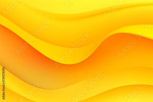 Yellow wave gradient background. Curve banner.