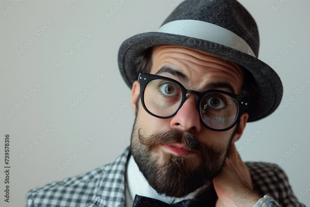 attractive gentleman with glasses and beard attractive gentleman with glasses and beard