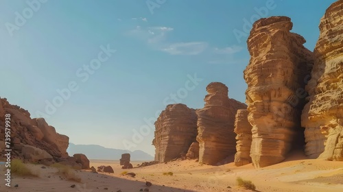 Al-Ula's Natural Marvel - Stunning Beauty of Rock Formations in the Arabian Desert