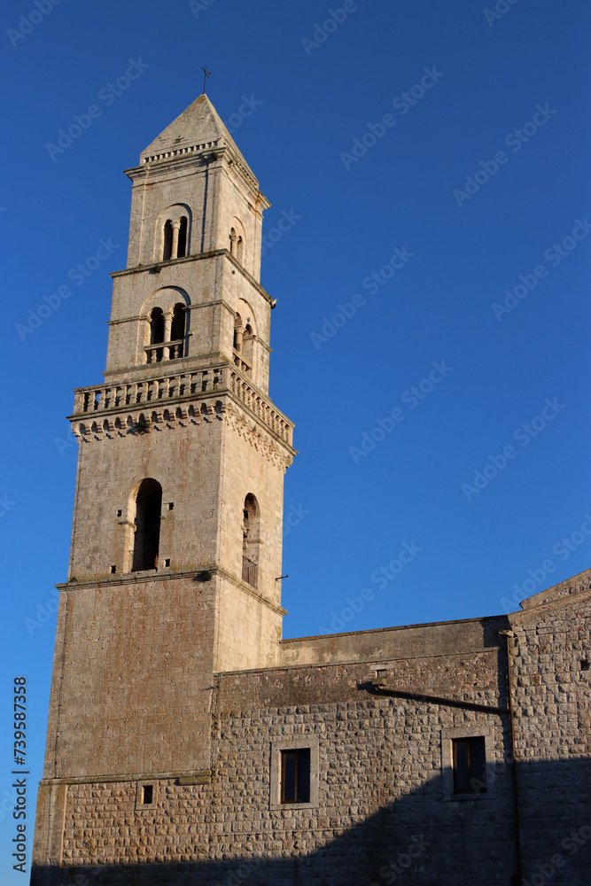 Bell tower of the church of San Domenico di Putignano, Puglia, Italy