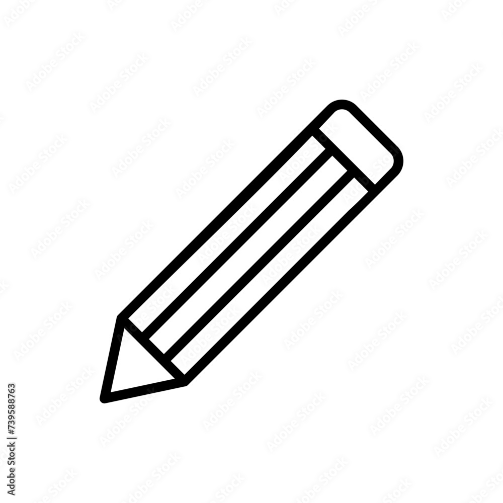 Pencil icon vector. pen symbol. edit icon vector Pencil icon vector. pen symbol. edit icon vector