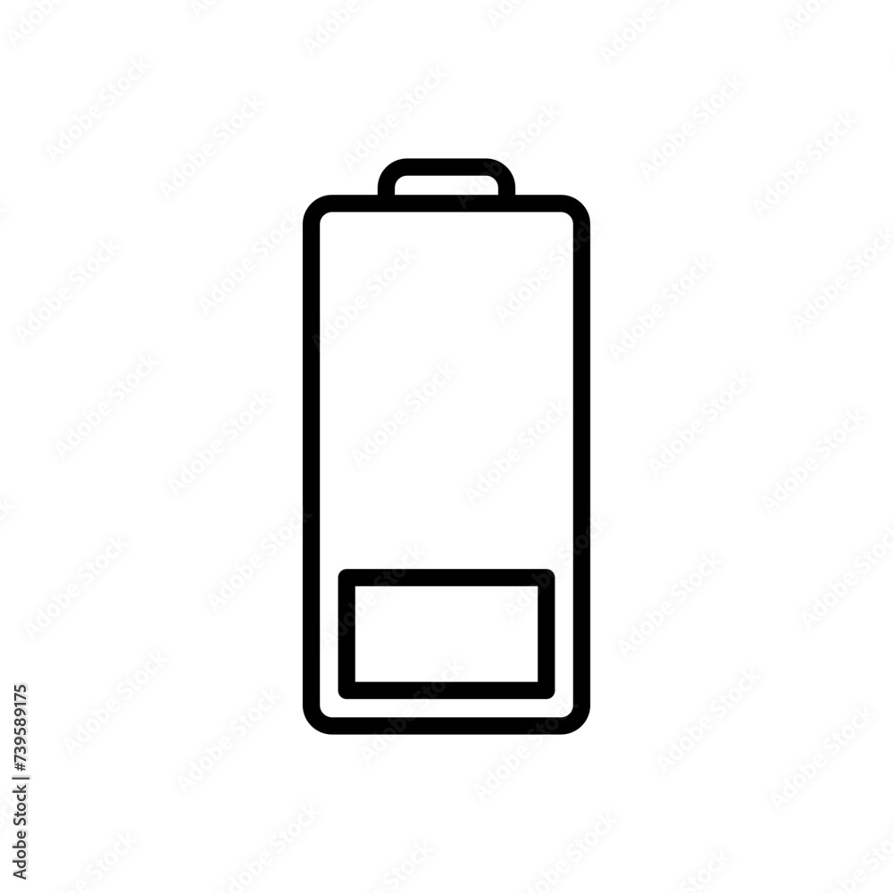 Battery vector icon. battery charge level. battery Charging icon Battery vector icon. battery charge level. battery Charging icon