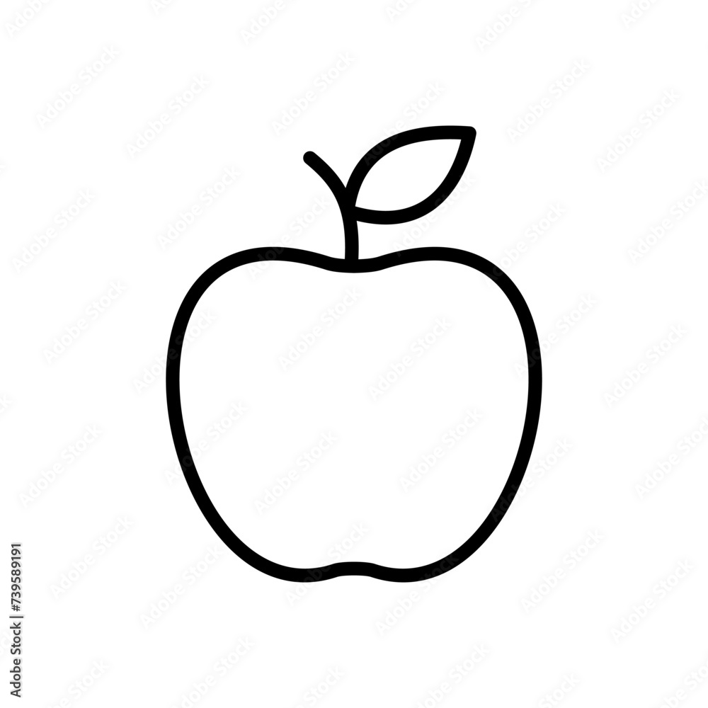 Apple icon vector. Apple vector icon. apple symbols for your web design. Apple icon vector. Apple vector icon. apple symbols for your web design.