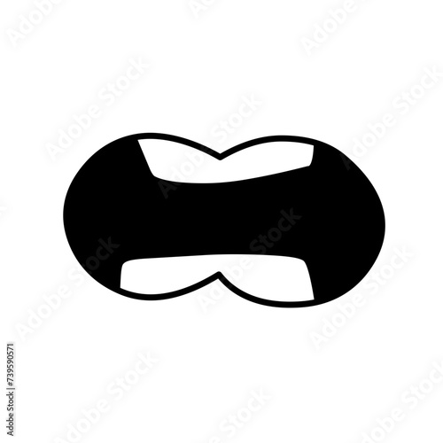 mouth cartoon icon