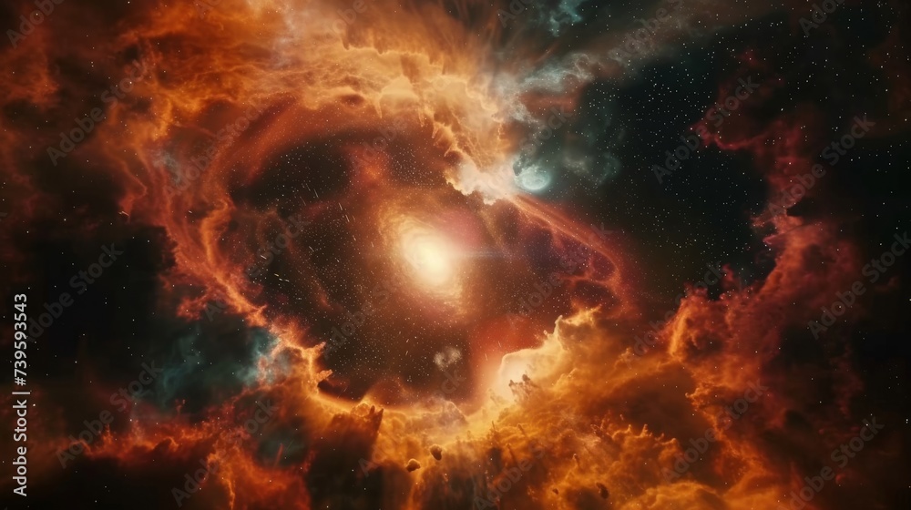 Witness a Stellar Spectacle: Behold Interstellar Clouds and Cosmic Explosions Captured in Astounding Detail and Grandeur, Each Image a Glimpse into the Sublime Majesty of the Universe's Endless Depths