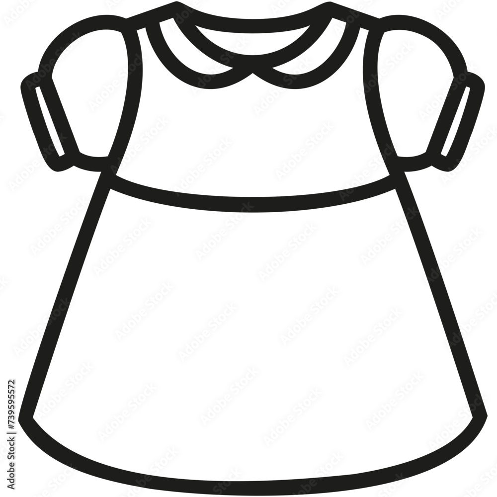 baby clothing dress icon baby clothing dress icon