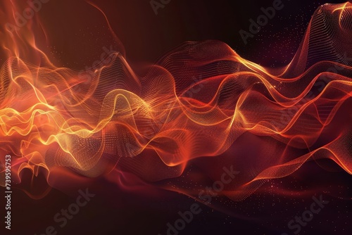 Energy flow background with dynamic lines and patterns Abstract concept of power Movement And technological progress