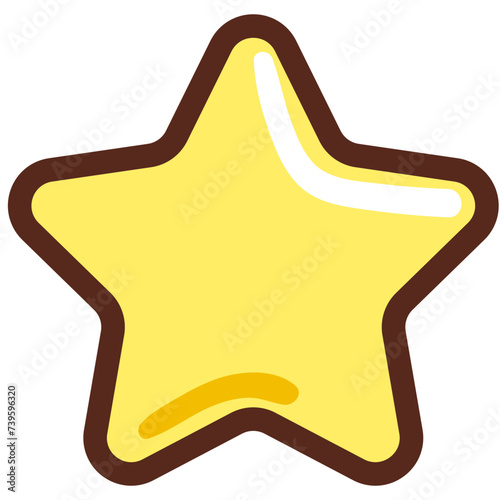shiny star cute icon