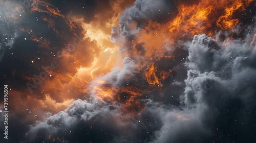 Witness a Stellar Spectacle: Behold Interstellar Clouds and Cosmic Explosions Captured in Astounding Detail and Grandeur, Each Image a Glimpse into the Sublime Majesty of the Universe's Endless Depths