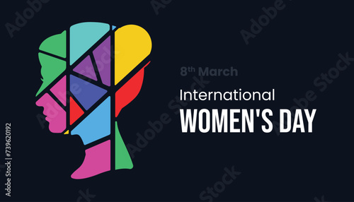 International Women's Day, Holiday, banner, poster, social media post, vector illustration, awareness, observance, March 8, humanity, equality, diversity, inclusion, Happy Women's Day