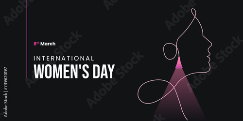International Women's Day, Holiday, banner, poster, social media post, vector illustration, awareness, observance, March 8, humanity, equality, diversity, inclusion, Happy Women's Day