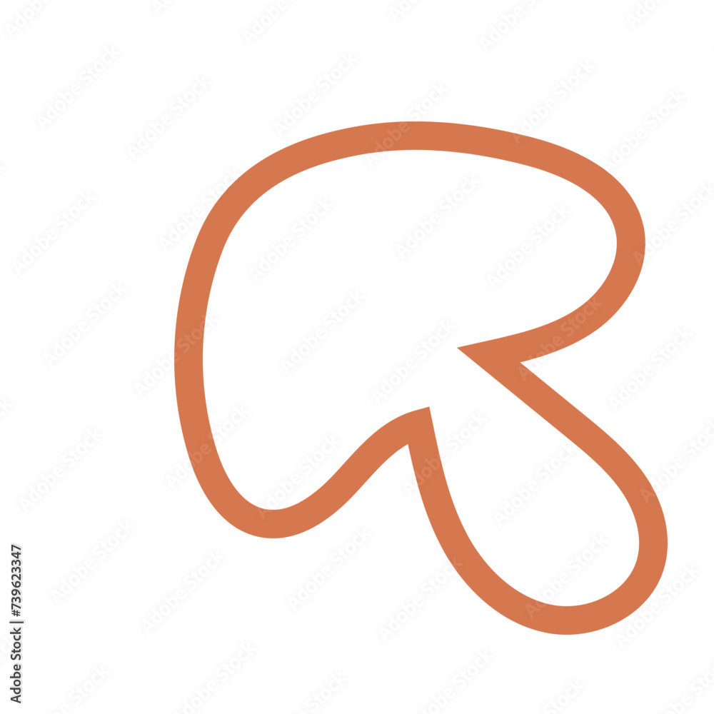 Colourful Abstract shapes outlines Colourful Abstract shapes outlines