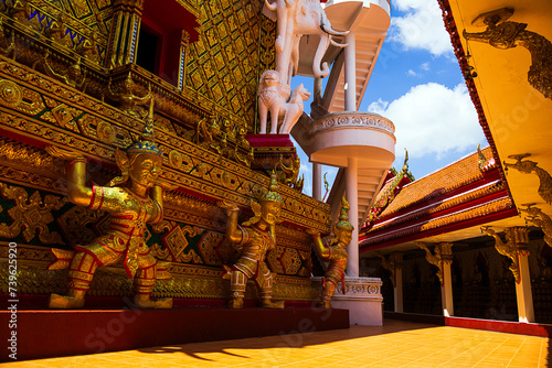 Wat Rat Uppatham, Wat Bang Riang temple in Phang nga, Thailand photo