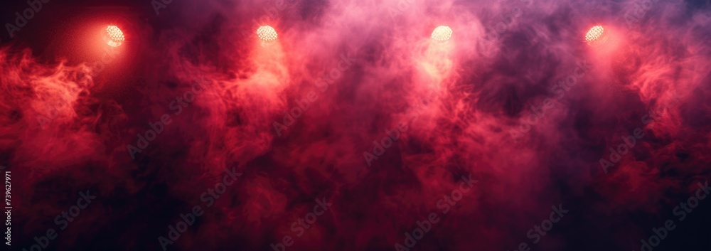 Abstract composition of light and smoke creating dark and atmospheric ambiance ideal for adding touch of mystery to creative projects - obrazy, fototapety, plakaty 