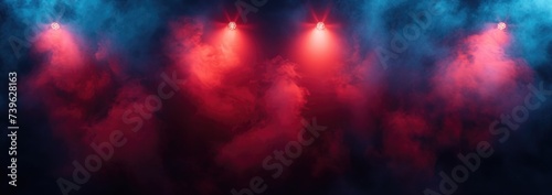 Abstract composition of light and smoke creating dark and atmospheric ambiance ideal for adding touch of mystery to creative projects