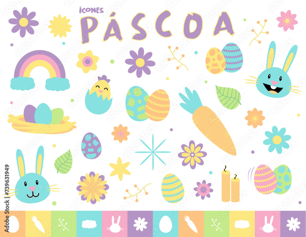 Ícones de Páscoa Ícones de Páscoa