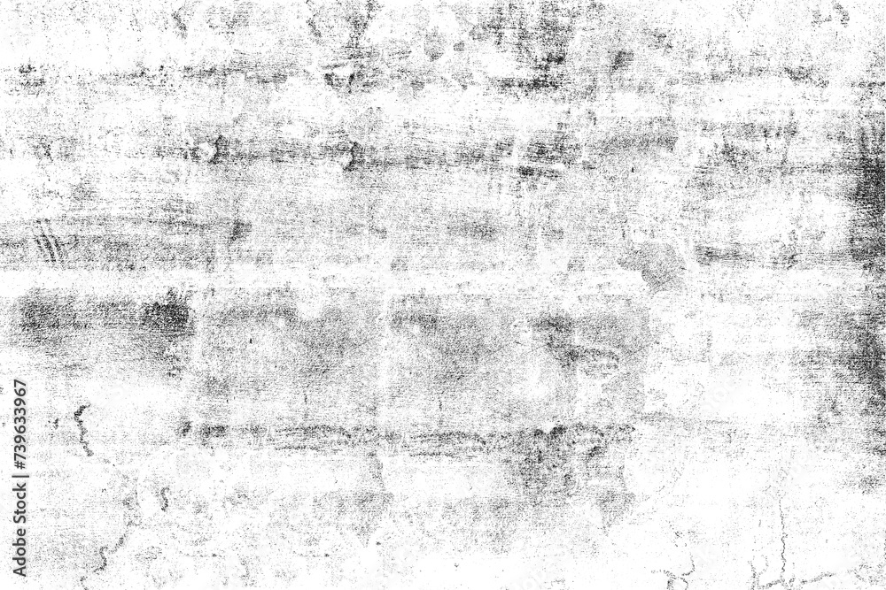 Grunge black and white urban texture template. Dark messy dust overlay distress illustration background. PNG File - obrazy, fototapety, plakaty 