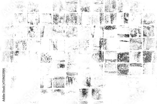 Dark messy dust overlay distress background. Grunge black and white. Abstract monochrome texture of paint, stains, scratched. photo