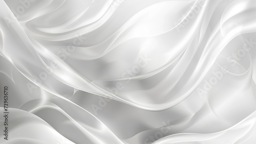 Elegant monochrome background with a flowing wave pattern creating a sense of movement and softness. 