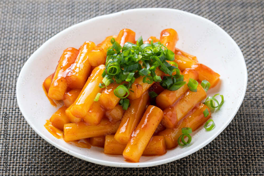 トッポギ。(青ねぎかけ)
