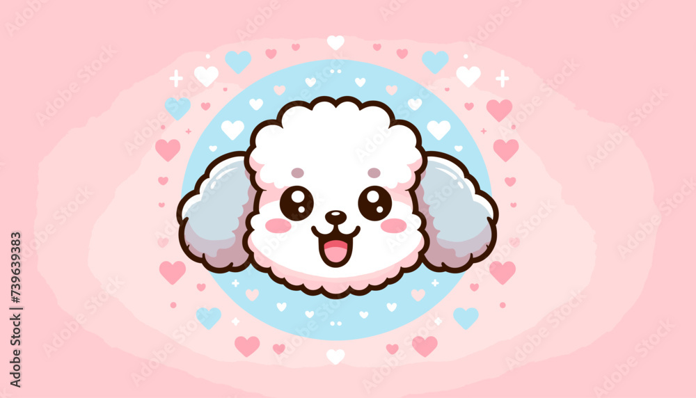 Cute dog image concept Cute dog image concept