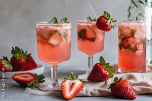 Strawberry Spritz Cocktail