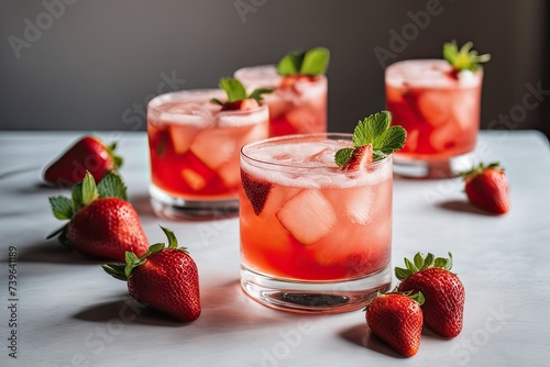 Strawberry Spritz Cocktail