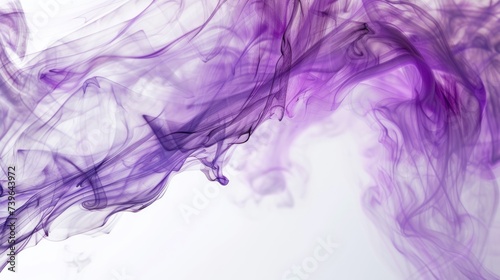 The subtle and semi-transparent white and purple background image for a presentation. Generative AI.
