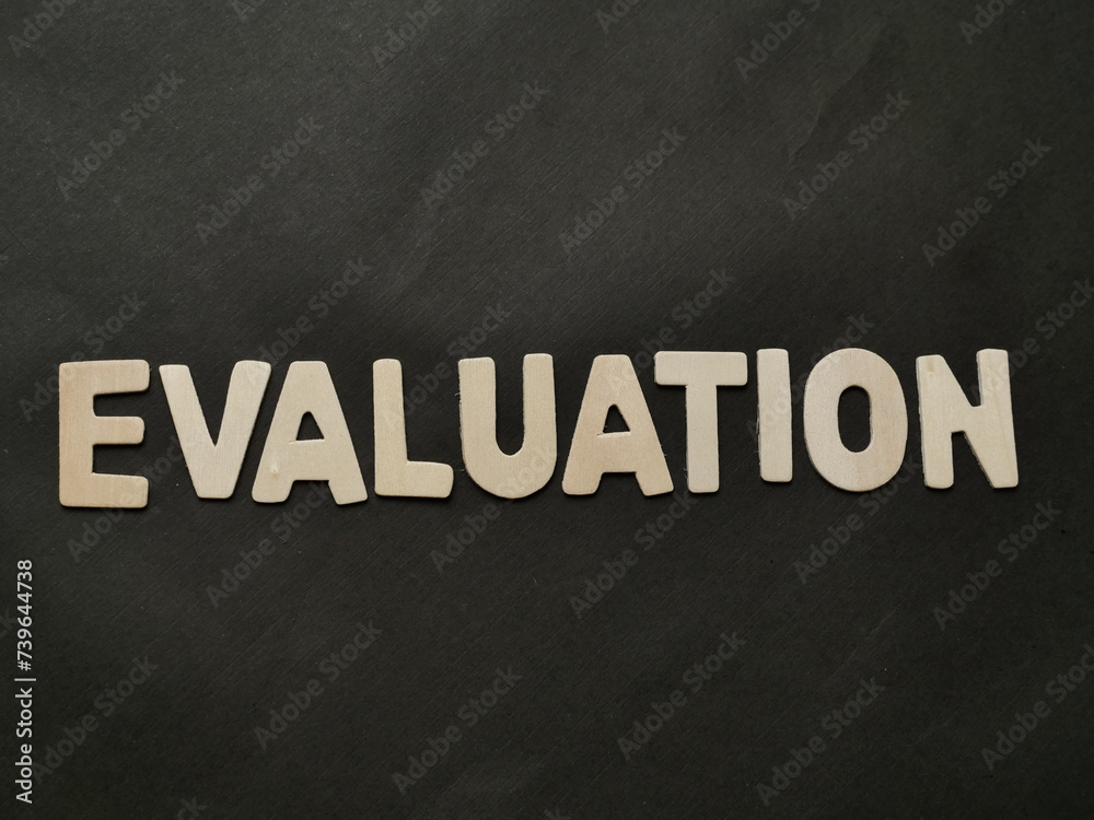 Obraz premium Evaluation, business terms concept