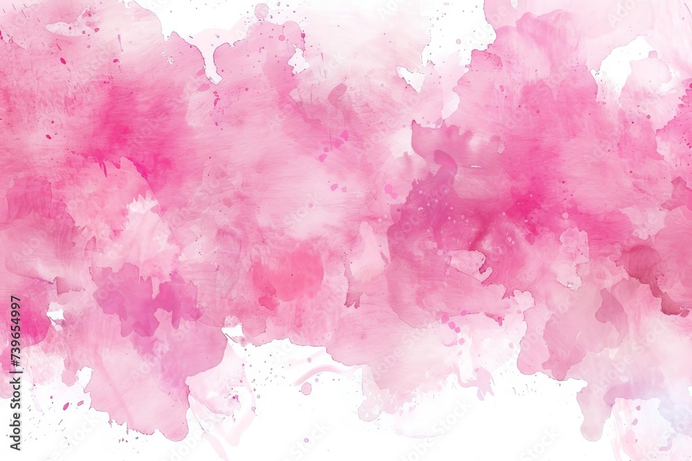 Pink watercolor stain background Offering a soft and artistic backdrop for creative projects and designs