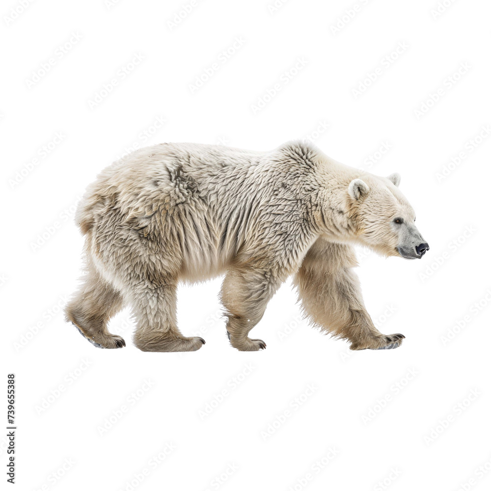 Fototapeta premium White_bear_walking