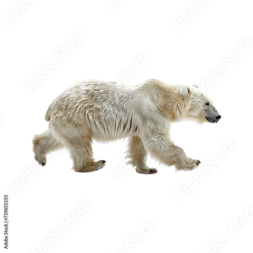 _White_bear_running