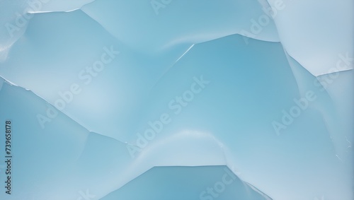  Frosty Glacier Reflections Seamless Background. AI Generated