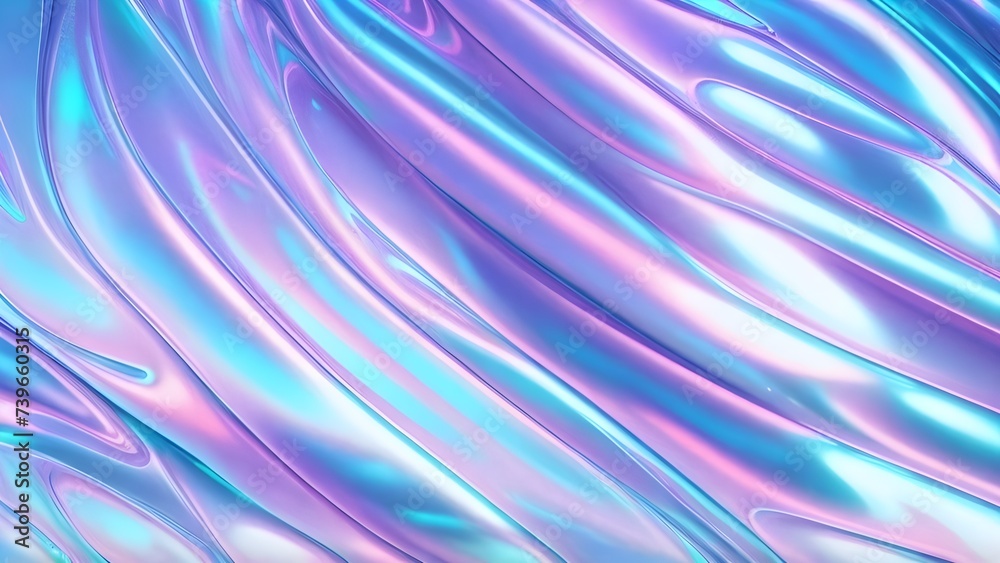 Holographic background pastel foil wrinkled colorful surface. The Hologram Background of 80s abstract foil soft texture crumpled in various colors. 90s blue sky pink pastel holographic gradient mesh Holographic background pastel foil wrinkled colorful surface. The Hologram Background of 80s abstract foil soft texture crumpled in various colors. 90s blue sky pink pastel holographic gradient mesh