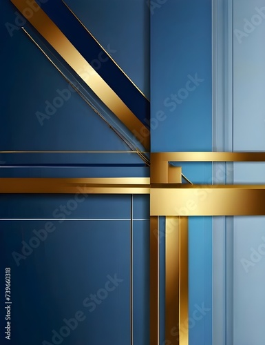  FILE #:  566854377 Preview Crop Find SimilarFILE TYPEAI/EPS and JPEGCATEGORYGraphic ResourcesLICENSE TYPEStandard or ExtendedModern abstract blue background with gold line composition. and rectangles photo