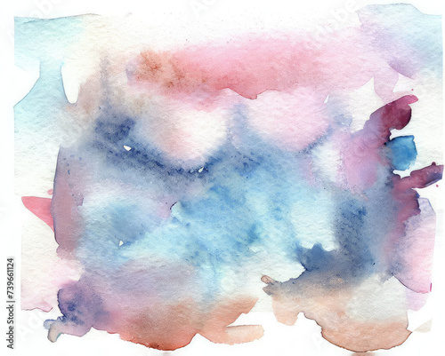 Hand-drawn watercolor painting