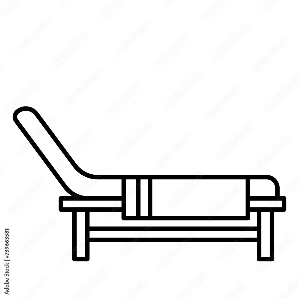 Ilustration of Swimming Pool Bed design Icon Ilustration of Swimming Pool Bed design Icon