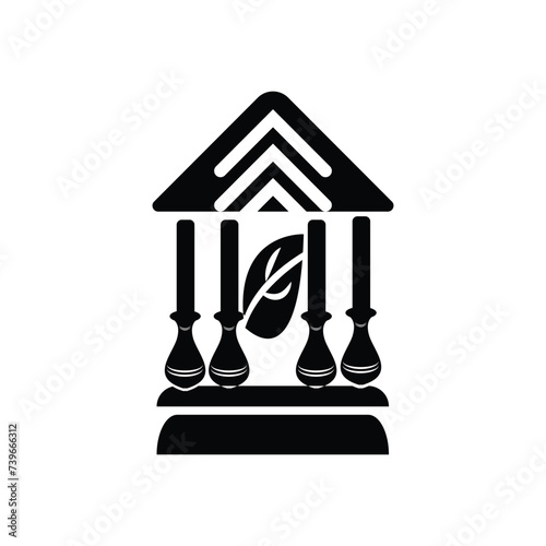 Pollution carbon offsets icon