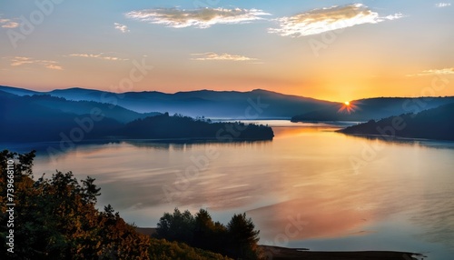 Photo of sunrise over Lake