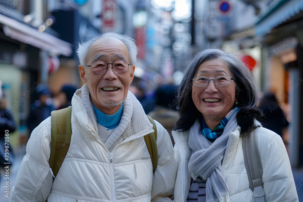 老後の夫婦の生活はハッピーで裕福なシニア旅行 Stock Photo | Adobe Stock