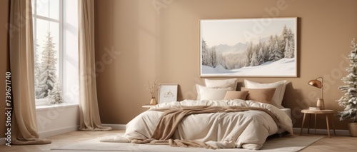 Winter bedroom interior design © Eureka Design