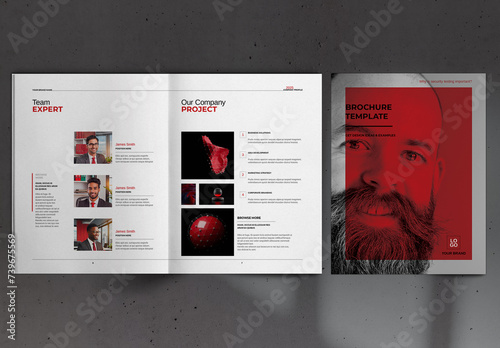 Red Business Brochure Layout (ID: 739675569)
