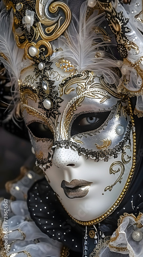 Venetian mask, portrait of a venetian mask, venetia, culture