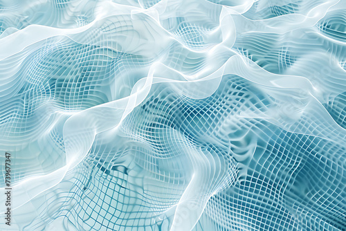 underwater lake water pool pattern in the style of li