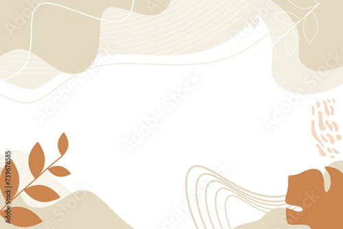 Abstract memphis geometric shape background