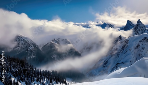 A powder paradise is hidden in the clouds and peaks of the Purcell wilderness © ROKA Creative
