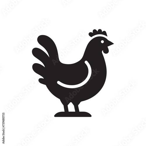 hen and chicken icon 