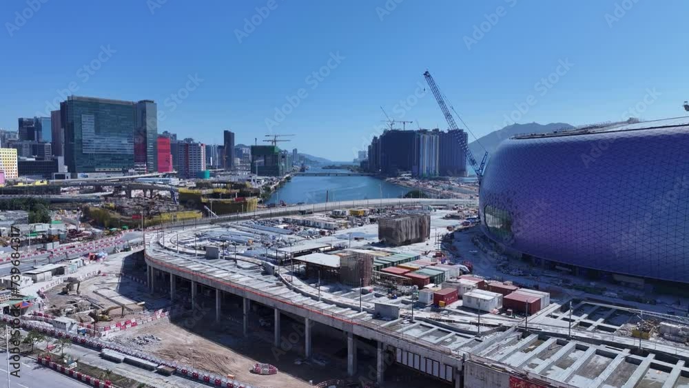 Central Kowloon Route in constructing flyovers and underground carriageways at Kai Tak Interchange connect the road network in Yau Ma, West Kowloon and Kowloon Bay, which can alleviate traffic 