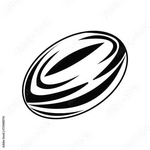 Rugby Ball Stock Vector